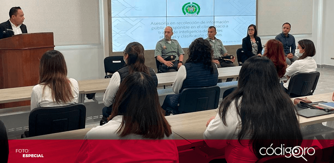 Policía colombiana asesora a corporaciones queretanas de seguridad