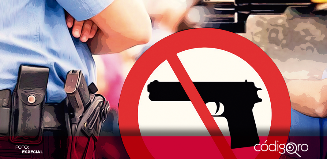 Un riesgo, portación de armas por parte de personal de seguridad privada