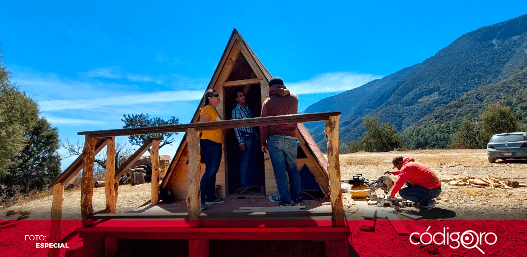 Apoya SECTUR construcción de Glamping en Cadereyta