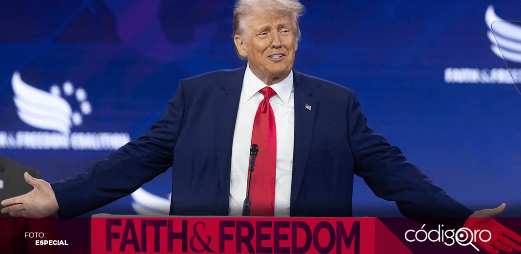 Trump sugiere al Congreso iniciar un juicio político contra Biden