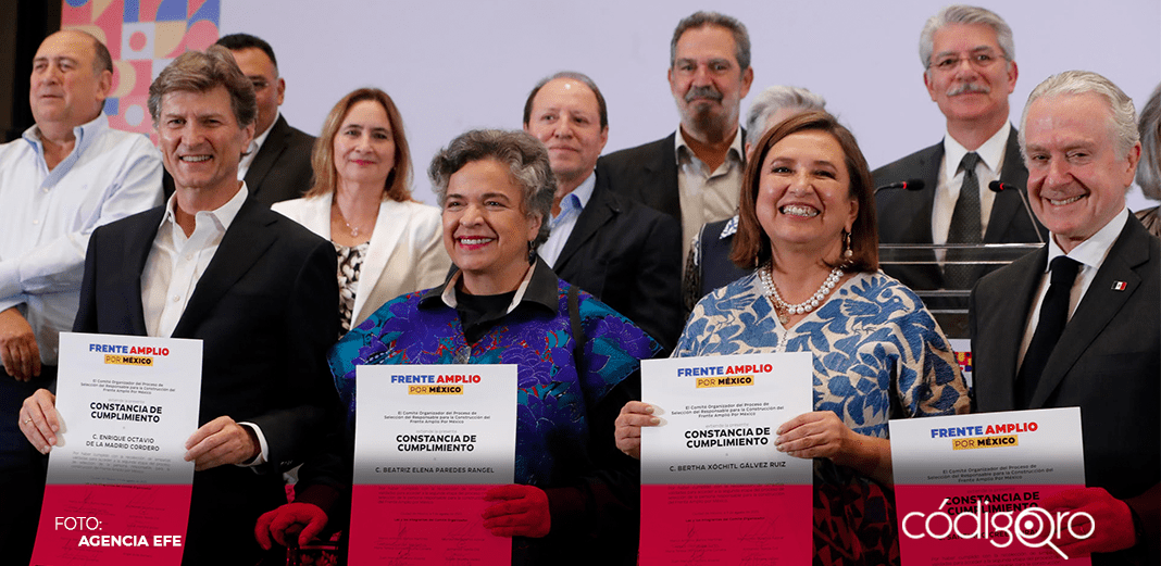Avanzan 4 aspirantes a segunda ronda del Frente Amplio por México