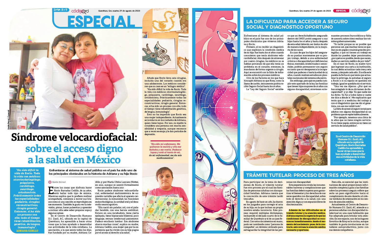 Síndrome velocardiofacial: sobre el acceso digno a la salud en México