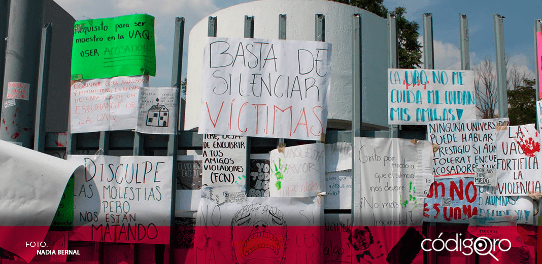 Juez otorga suspensión a joven que denunció a docente de la UAQ