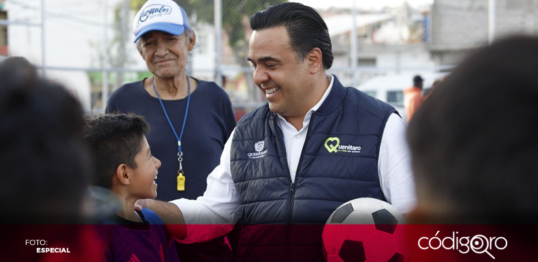 Supervisa Nava entrega de obra de rehabilitación de parque Sombrerete