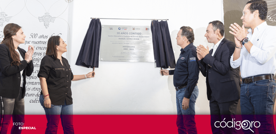 Conmemoran 20 aniversario del Centro Educativo y Cultural Manuel Gómez Morin