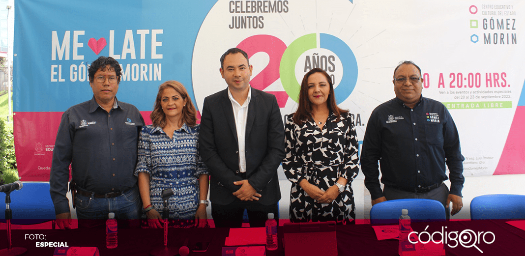 Presentan programa especial por 20 aniversario del Gómez Morin