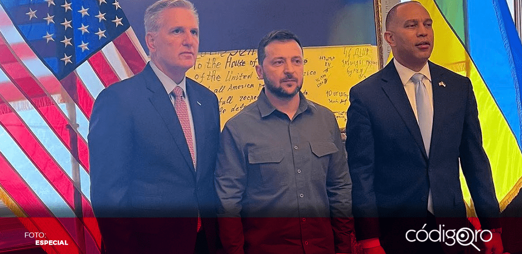 "Si no recibimos ayuda, perderemos la guerra", dice Zelenski en el Congreso de EUA