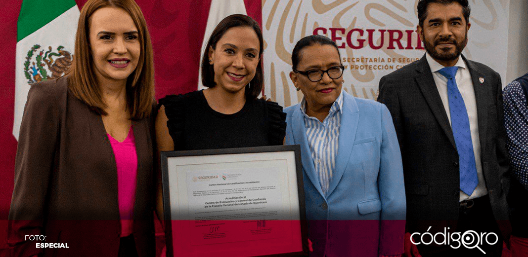 FGE recibe reacreditación de su Centro de Evaluación y Control de Confianza