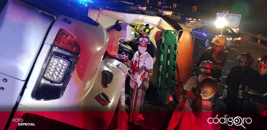 Accidente vehicular en el Anillo Vial Junípero Serra