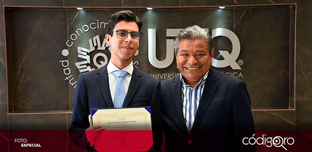 Alumno UTEQ gana premio a mejor proyecto académico en Japón