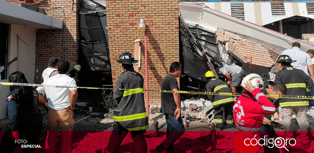 Derrumbe de iglesia en Ciudad Madero deja 3 personas muertas