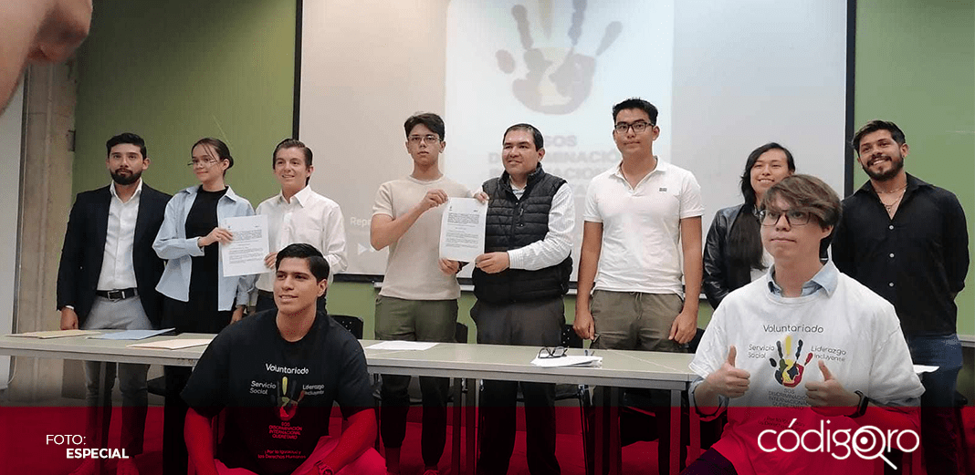 Jóvenes firman convenio por elecciones libres de violencia