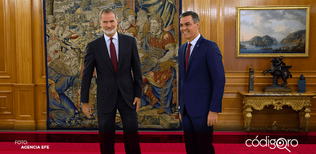 Rey de España encarga a Pedro Sánchez formación de gobierno