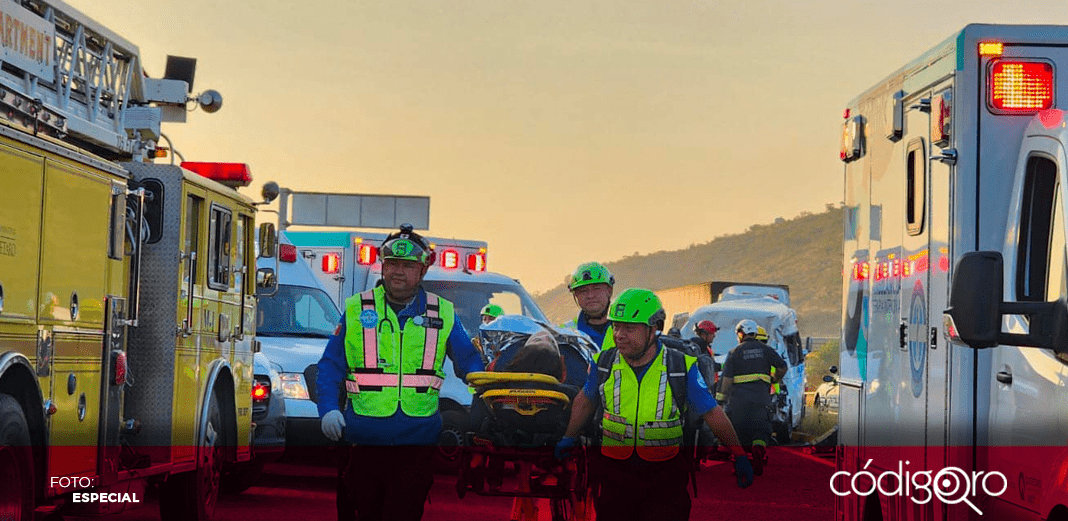 Accidente deja un muerto y 12 lesionados; un hombre requirió traslado aéreo