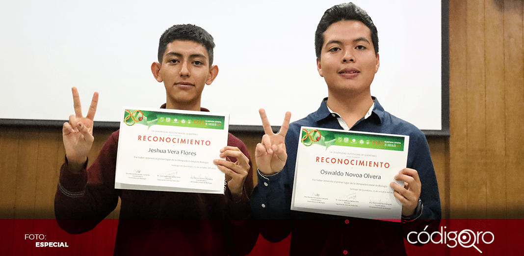 Estudiantes del COBAQ triunfan en Olimpiada Estatal de Biología