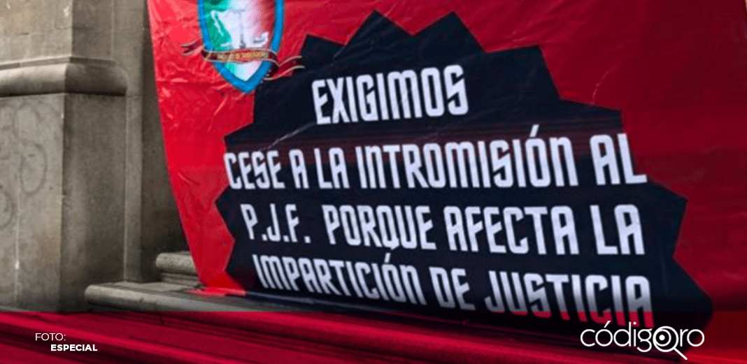 Trabajadores del poder Judicial realizan paro por extinción de fideicomisos