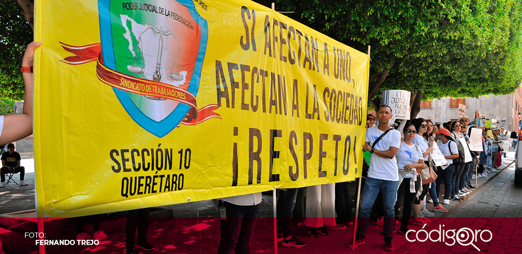 Continúan en Querétaro manifestaciones del PJF