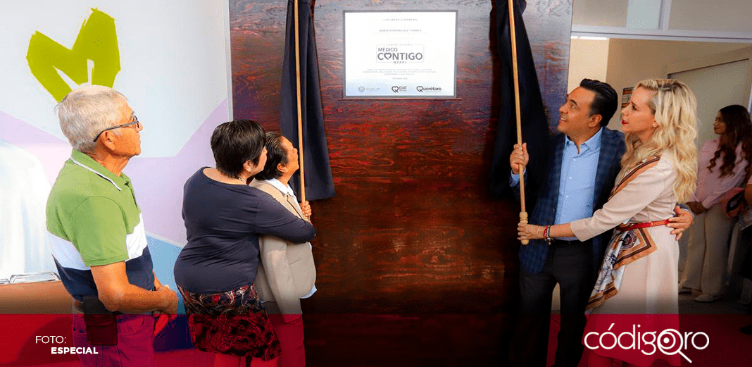 Inauguran Luis Nava y Arahí Domínguez el Centro Integral Médico Contigo Nzaki