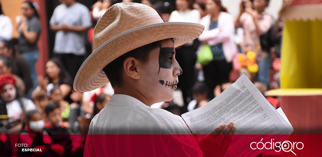 Realiza USEBEQ muestra pedagógica alusiva a Día de Muertos