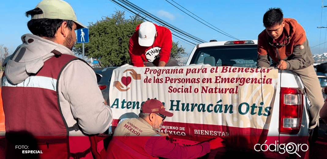 Delegación de Bienestar Querétaro brinda apoyo en Acapulco