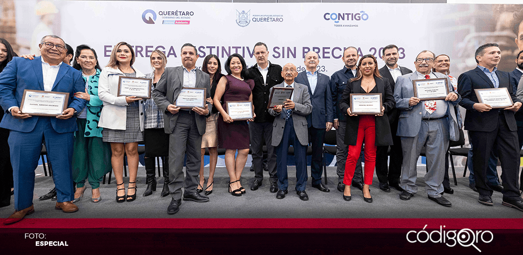 Entregan “Distintivo Sin Brecha 2023” a 79 empresarios del estado