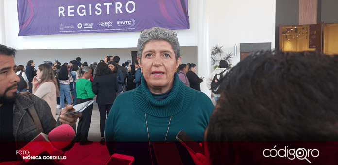 La rectora de la UAQ, Teresa García Gasca, consideró que el operativo mochila es insuficiente. Foto: Mónica Gordillo