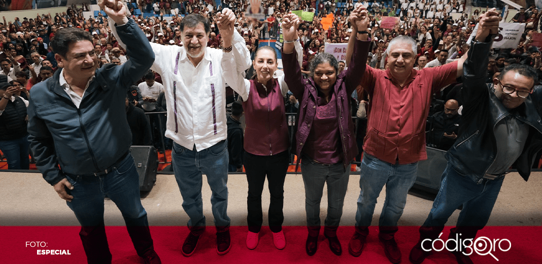 Llama Sheinbaum a queretanos a consolidar lo comenzado por AMLO