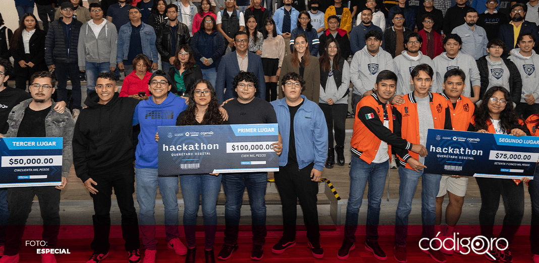 Premian a ganadores del Hackathon Querétaro Digital