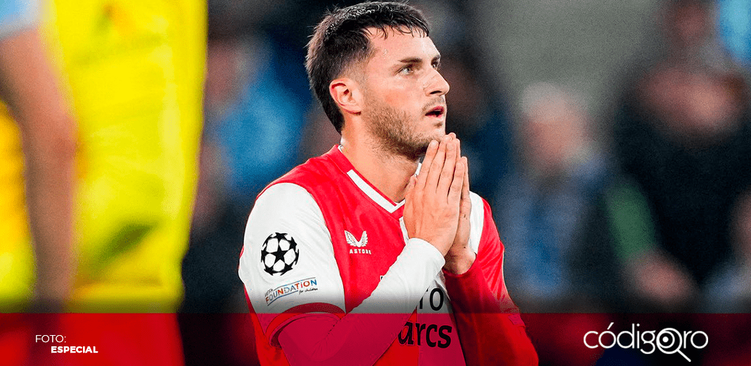 Sin puntería; Santiago Giménez y el Feyenoord caen en su visita a la Lazio