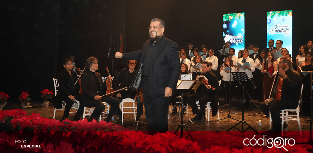 Celebra COBAQ su tradicional Concierto Navideño