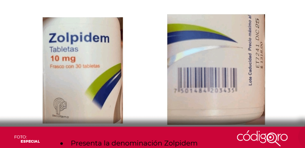 Emite Cofepris alerta sanitaria por falsificación de Zolpidem
