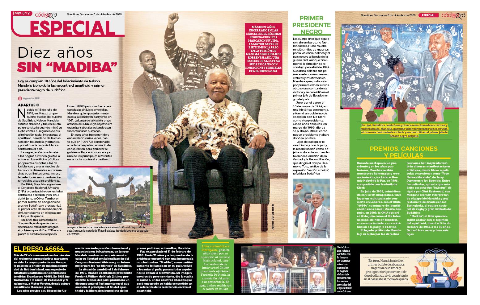 Diez años sin “Madiba”