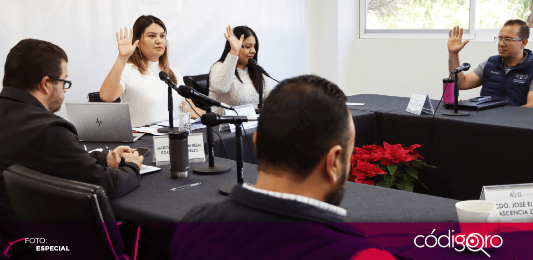 Presenta IEEQ avances en el programa de formación del proceso electoral