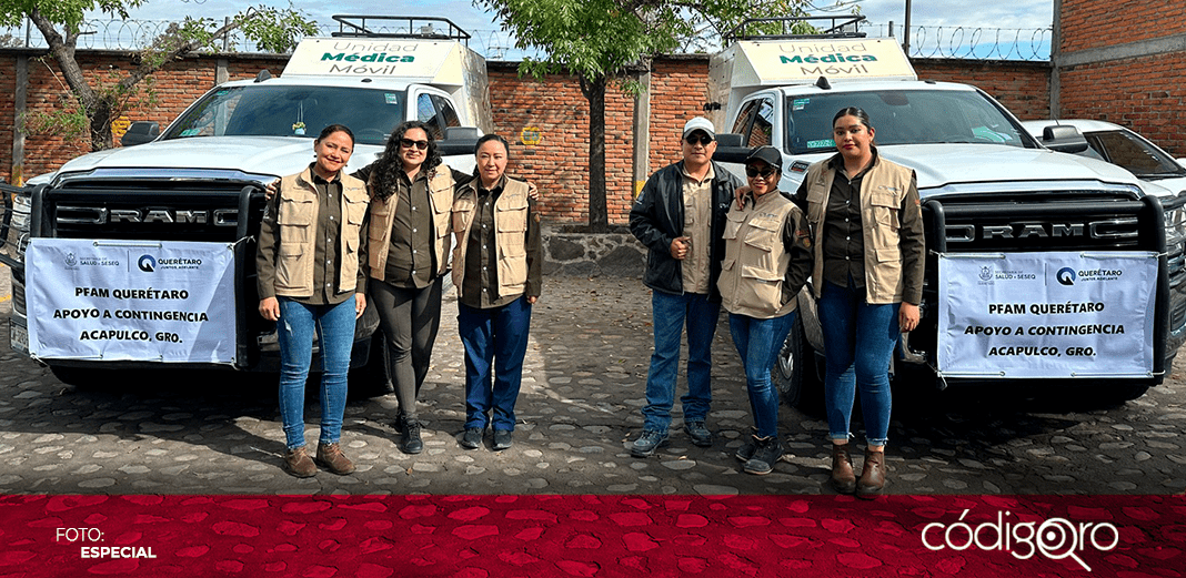 Envían Unidades Médicas Móviles a Guerrero