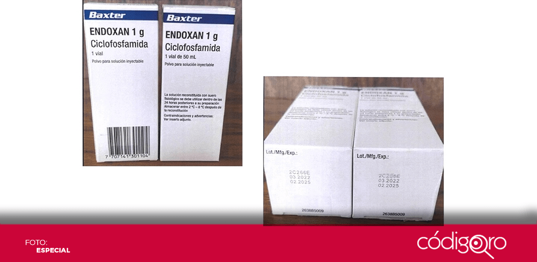 Emite Cofepris alerta sanitaria por comercialización ilegal de ENDOXAN