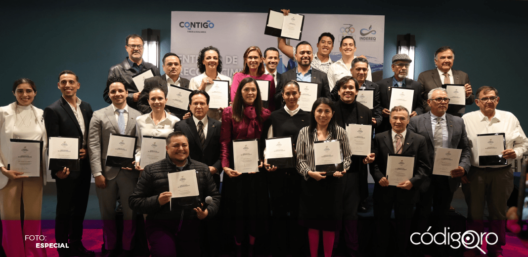 Entregan reconocimiento OLY a atletas olímpicos