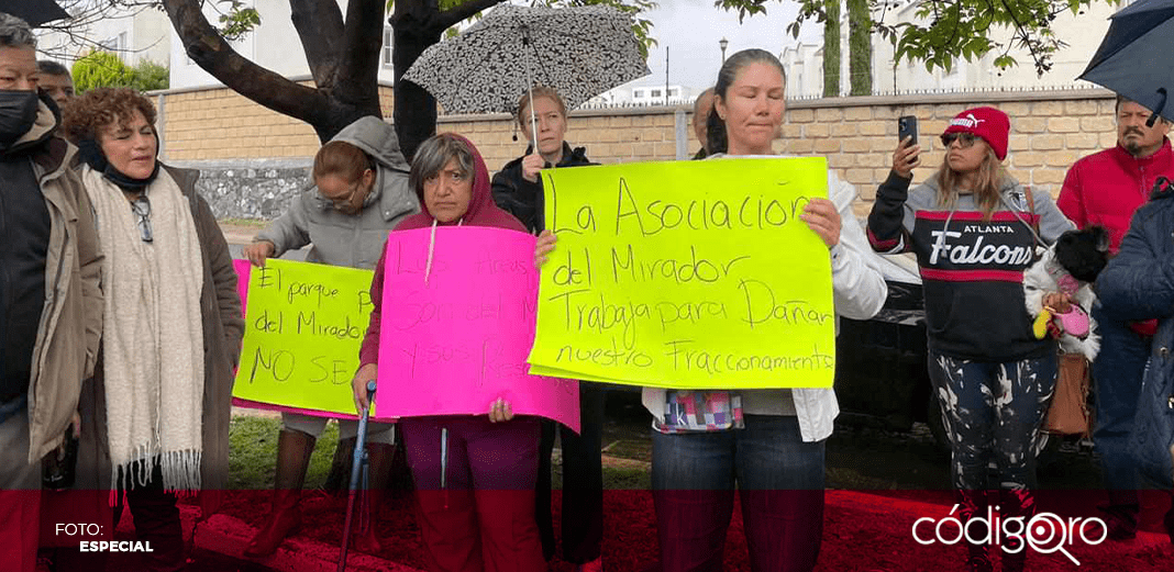 Vecinos de El Mirador se manifiestan ante construcción de CDC