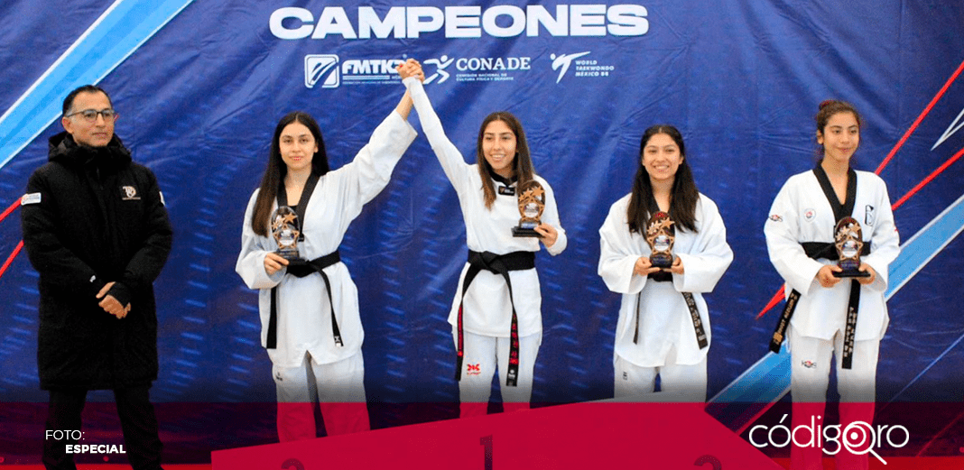 Triunfan taekwondoínes queretanos en torneo Grand Slam