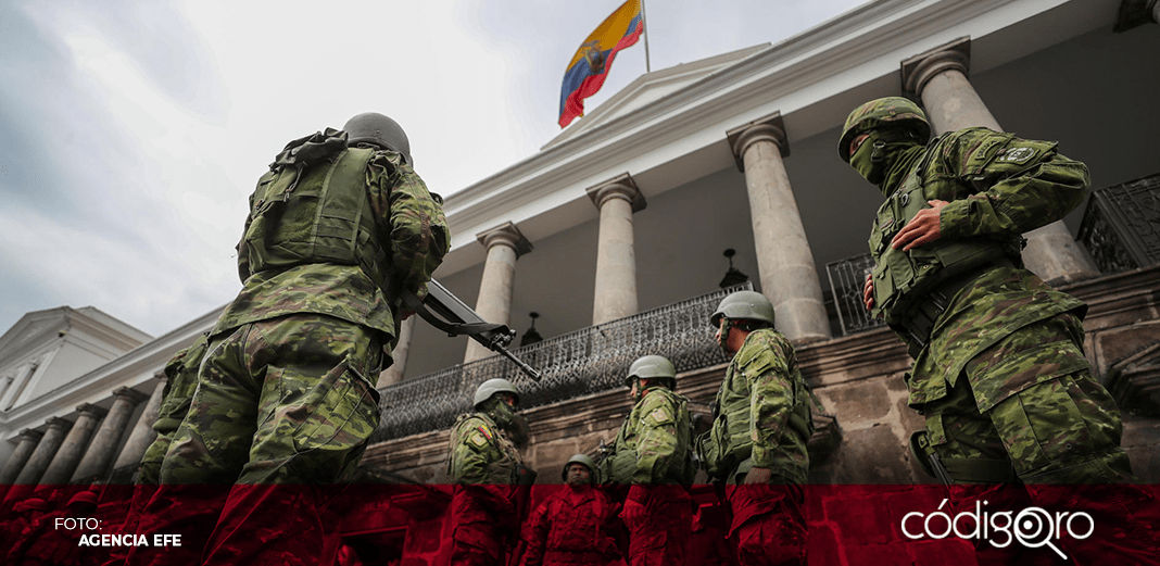 Toma de canal de TV y secuestro de policías marcan estado de excepción en Ecuador