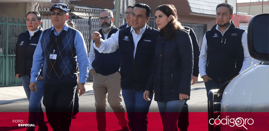 Nava supervisa acciones de mejora en la colonia Las Plazas