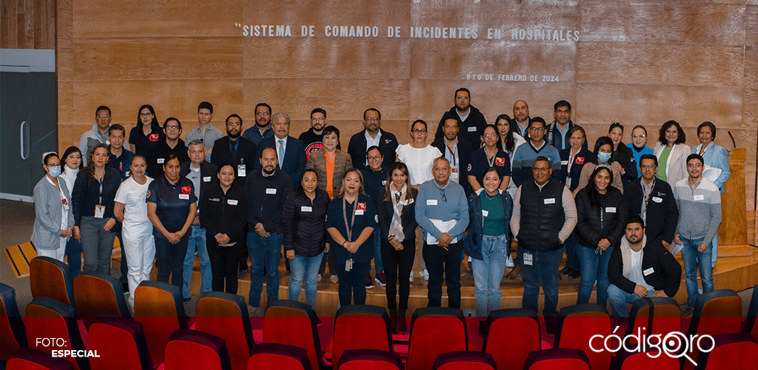 Realizan curso de Sistema de Comando de Incidentes en Hospitales