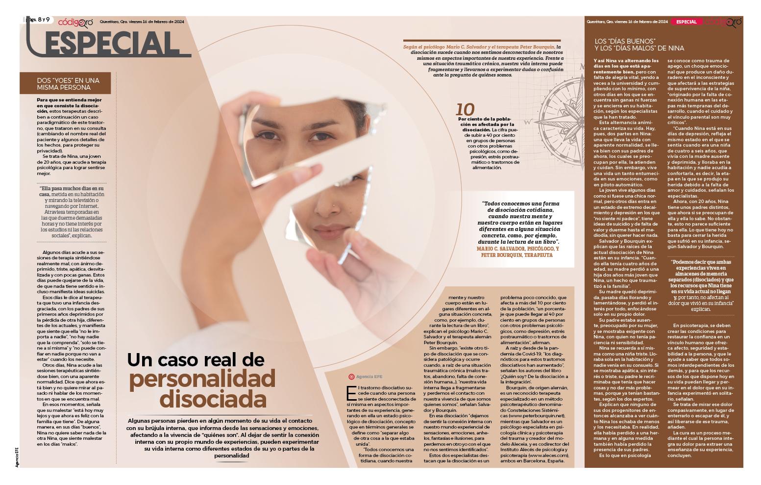 Un caso real de personalidad disociada