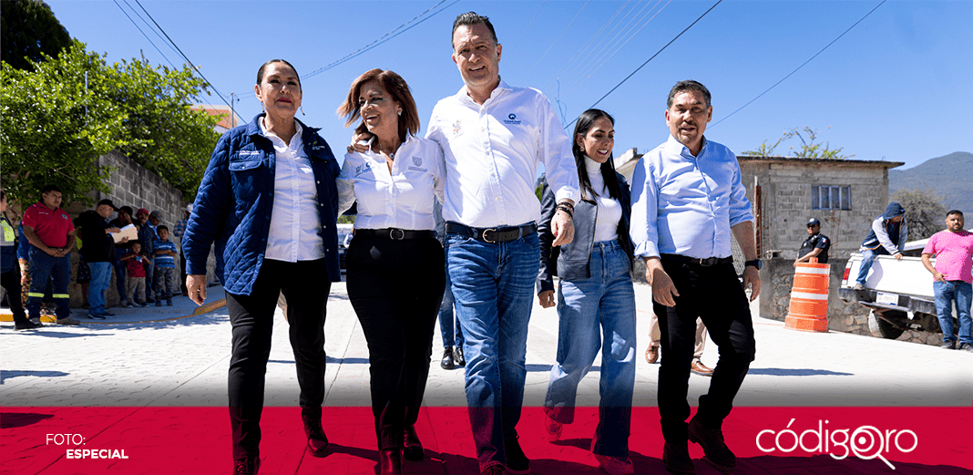 Kuri entrega infraestructura vial y educativa en Arroyo Seco