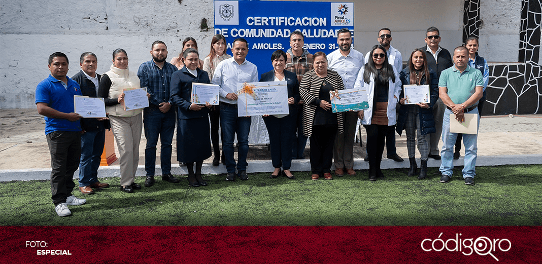Certifican a Pinal de Amoles como comunidad saludable