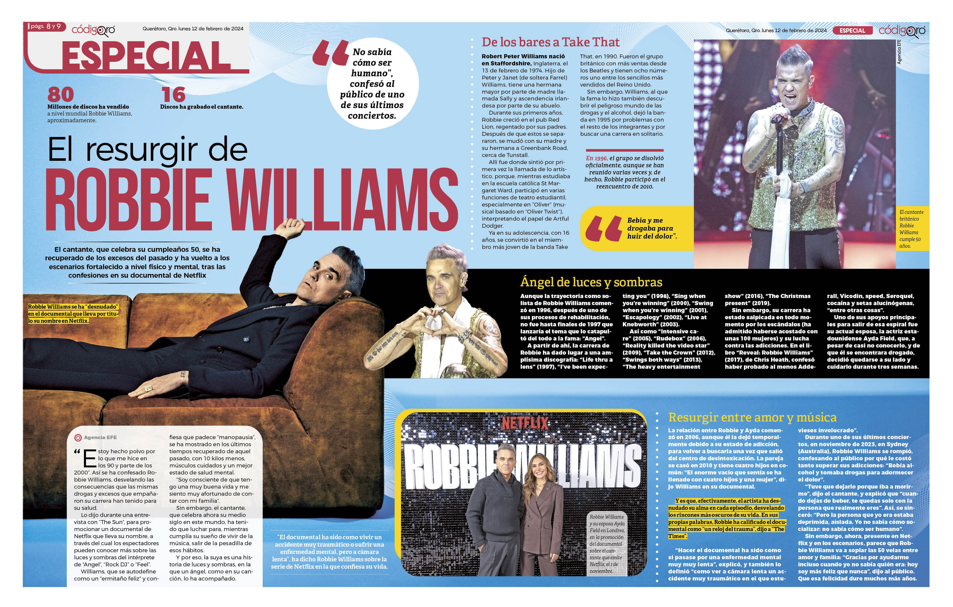 El resurgir de Robbie Williams