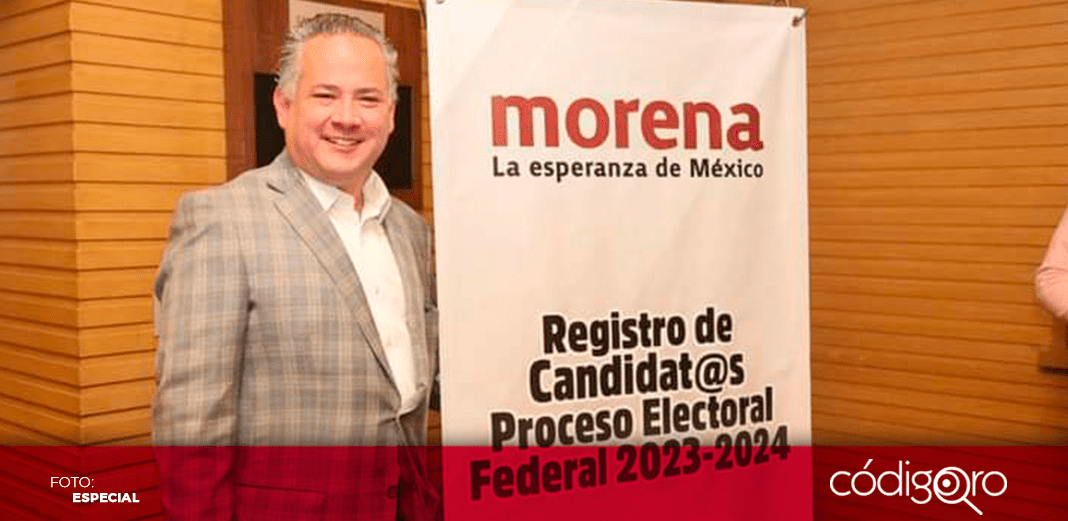 Santiago Nieto y Beatriz Robles entregan documentación ante Comisión Nacional de Morena