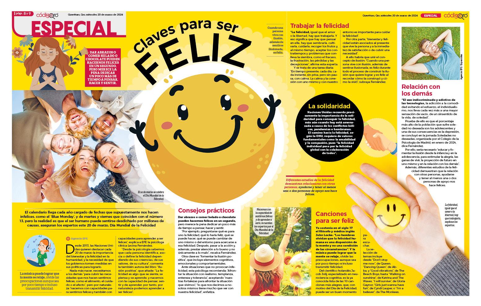Claves para ser feliz