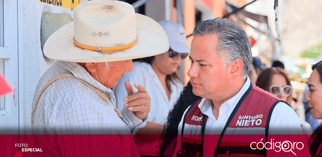 Santiago Nieto presenta propuestas en Peñamiller