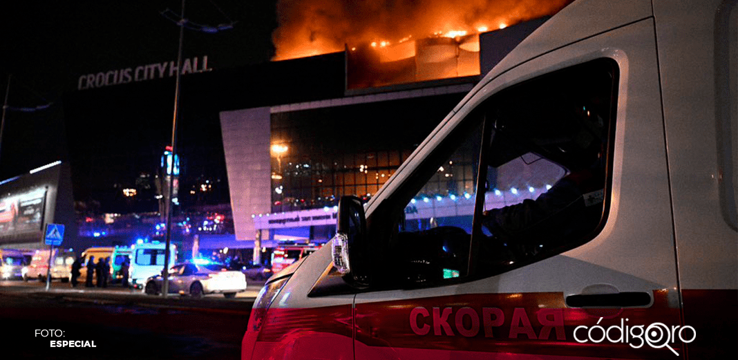 Al menos 40 muertos y 100 heridos en tiroteo en sala de conciertos a las afueras de Moscú
