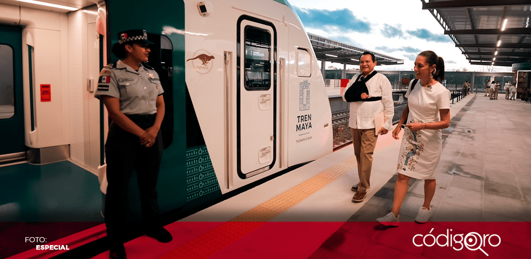 Claudia Sheinbaum promete consolidar el Tren Maya